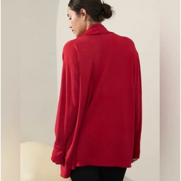 ATHLETA Pranayama Wrap Clover Berry Red Sz 1X NWT {FF25} - Picture 4 of 5